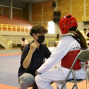 Portrait of instructor Bohdana Chernenko in athletic gear
